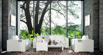 contemporary garden sofa in resin wicker TITAN thick weave wicker deep seating Infinita Corporation