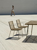 contemporary garden stacking armchair COLLECTION TRAMA 120 calma