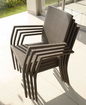 contemporary garden stacking chair MARRIOT SKY LINE DESIGN