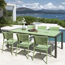 contemporary garden stacking chair (metal) MADISON ROLAND VLAEMYNCK