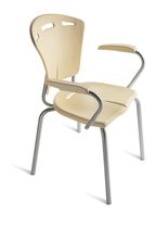 contemporary garden stacking chair with armrests 556 STAR srl