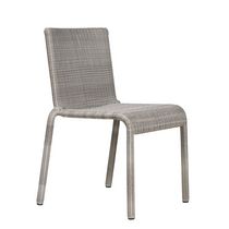contemporary garden stacking chair  Tectona
