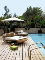 contemporary garden sun lounger TAMBAO DAYBED by Fabiano Trabucchi Bonacina Pierantonio