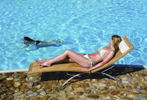 contemporary garden sun lounger  Outdoor Comforts