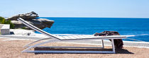 contemporary garden sun lounger PIANO Harbour Outdoor