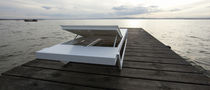 contemporary garden sun lounger (stacking) EVO by Victor Barbera & Axthor Axthor Outdoor Furniture