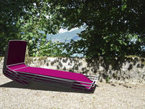 contemporary garden sun lounger (100% recyclable) AUTOUR DU LAC AAVRA