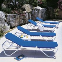 contemporary garden sun lounger MARINA ROLAND VLAEMYNCK