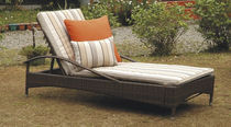 contemporary garden sun lounger LIANA : 200x72x48 Indo Trading Premium