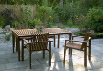 contemporary garden table ACCESS by Johannes Foersom & Pecer Hiort-Lorenzen BERGA FORM