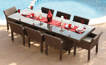 contemporary garden table METZ SKY LINE DESIGN