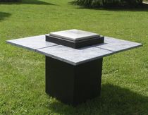 contemporary garden table (with hot plate) OUTDOOR: 510 Vulcania