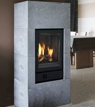contemporary gas stove (soapstone) CUBIX GMT 44/70 Flam