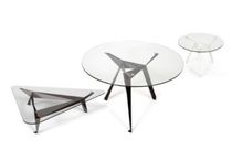contemporary glass coffee table ORIGAMI by Anthony Dickens Innermost