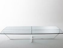 contemporary glass coffee table TRACK 1 MSL Interiors Ltd