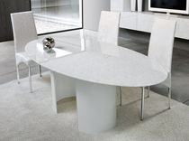 contemporary glass dining table BEA unico italia