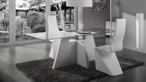 contemporary glass dining table CRETA Idealsedia