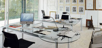 contemporary glass office desk WORKY ALBED