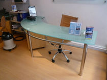 contemporary glass office desk  Formadour
