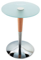 contemporary glass pedestal side table 1222 STAR srl