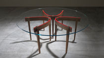 contemporary glass round table THE ROUND TABLE by Ron Gilad  Adele-C