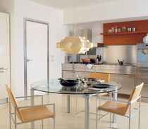 contemporary glass round table WORKY ALBED