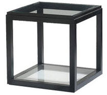 contemporary glass side table SQUARE FIRST TIME