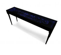 contemporary glass sideboard table ISIS Id&eacute;el