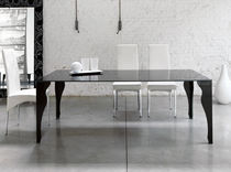 contemporary glass table EPOCA unico italia