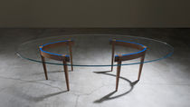 contemporary glass table THE ROUND TABLE by Ron Gilad  Adele-C