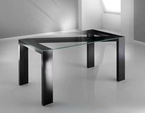 contemporary glass table BLACK ZETA by KAPDesign KAP International