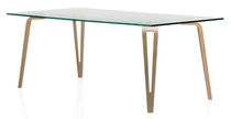 contemporary glass table MACRAME' PSM