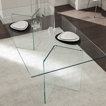 contemporary glass table BACCO by Tonelli TONELLI Design