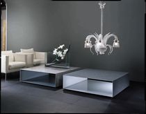 contemporary glass coffee table TUNNEL by Piero, Marc, Carlo GLAS ITALIA