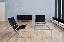 contemporary glass coffee table FK 90 & FK 91 by Fabricius & Kastholm Lange Production
