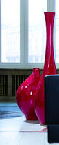 contemporary glass vase RED Kler