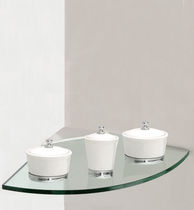 contemporary glass wall shelf 1010SCK  CR Laurence 
