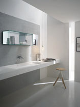 contemporary glass wall shelf BRAMA 2 design Matteo Ragni TONELLI Design