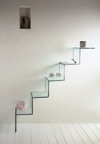 contemporary glass wall shelf SCALA DEL CIELO by Urbino&Lomazzi TONELLI Design