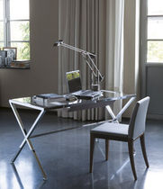 contemporary glass writing desk STYLO by T. Colzani Porada