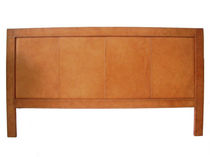 contemporary headboard upholstered in leather for double bed  SOL & LUNA