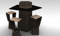 contemporary high bar table GARDEN PARTY HPL 100% OUTDOOR Qui est Paul