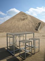contemporary high bar table for garden (100% recyclable) BRIDGE BSM