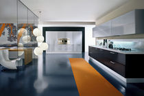 contemporary high gloss lacquered kitchen OUTLINE Pedini