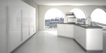 contemporary high gloss lacquered kitchen SINUOSA by Giancarlo Vegni EFFETI INDUSTRIE