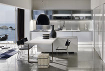 contemporary lacquer kitchen SPATIA:  COMPOSITION 4  by Antonio Citterio Arclinea
