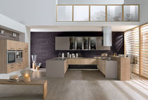 contemporary lacquer kitchen ASTER rustica clair PERENE