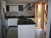 contemporary lacquer kitchen  Modenese Zeno