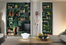 contemporary lacquered bookcase ET VOILA  LAGO