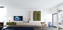 contemporary lacquered TV wall unit G023 NOVAMOBILI